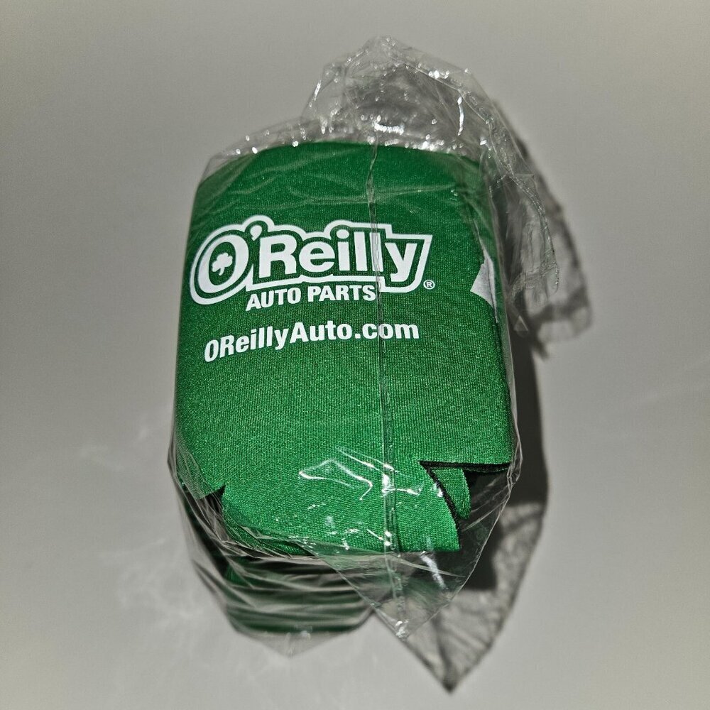 25 Soda Beer Pop Can Cozy Coozie Lot Green O'Reilly Auto Parts NEVER USED